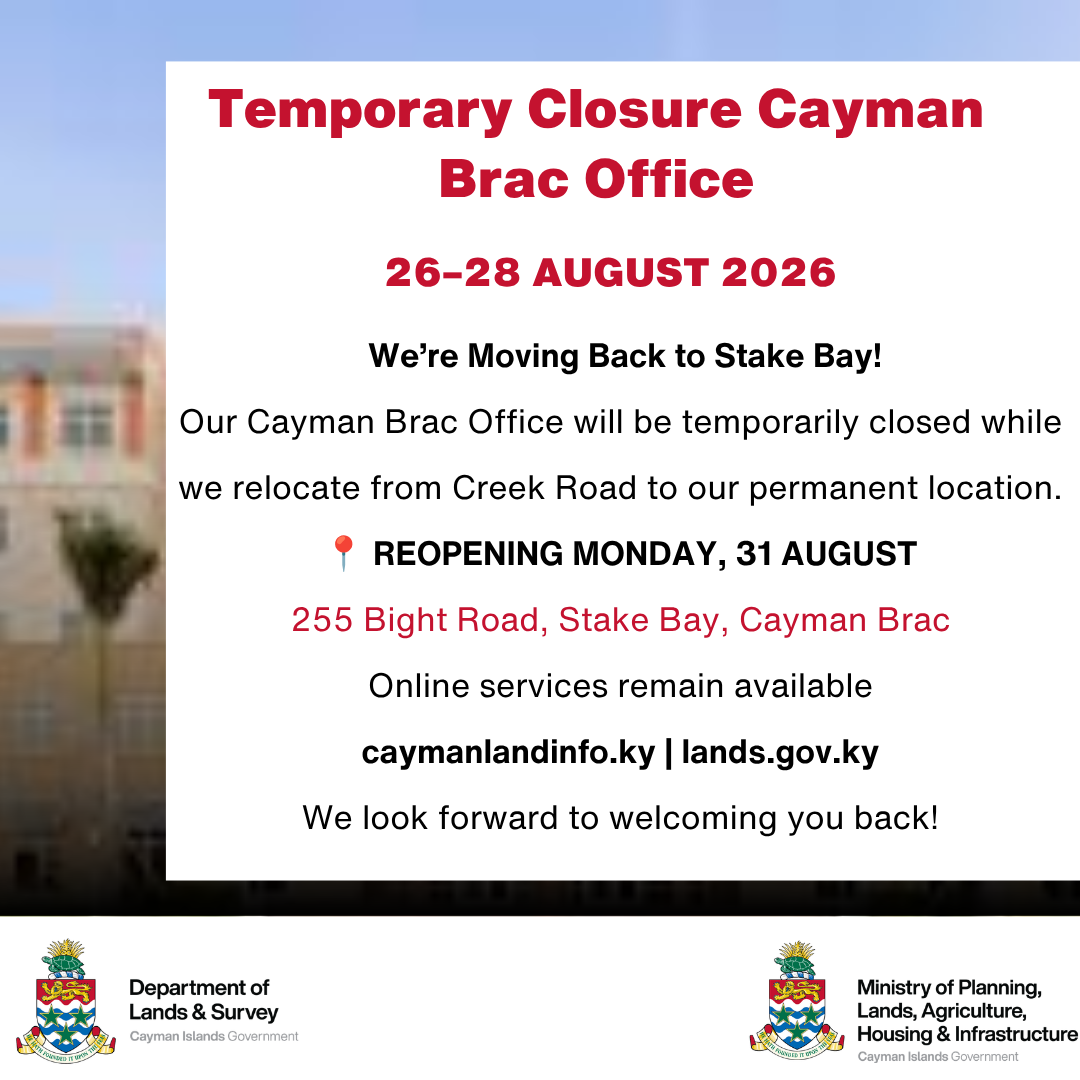 Cayman Brac Office Closure Notice