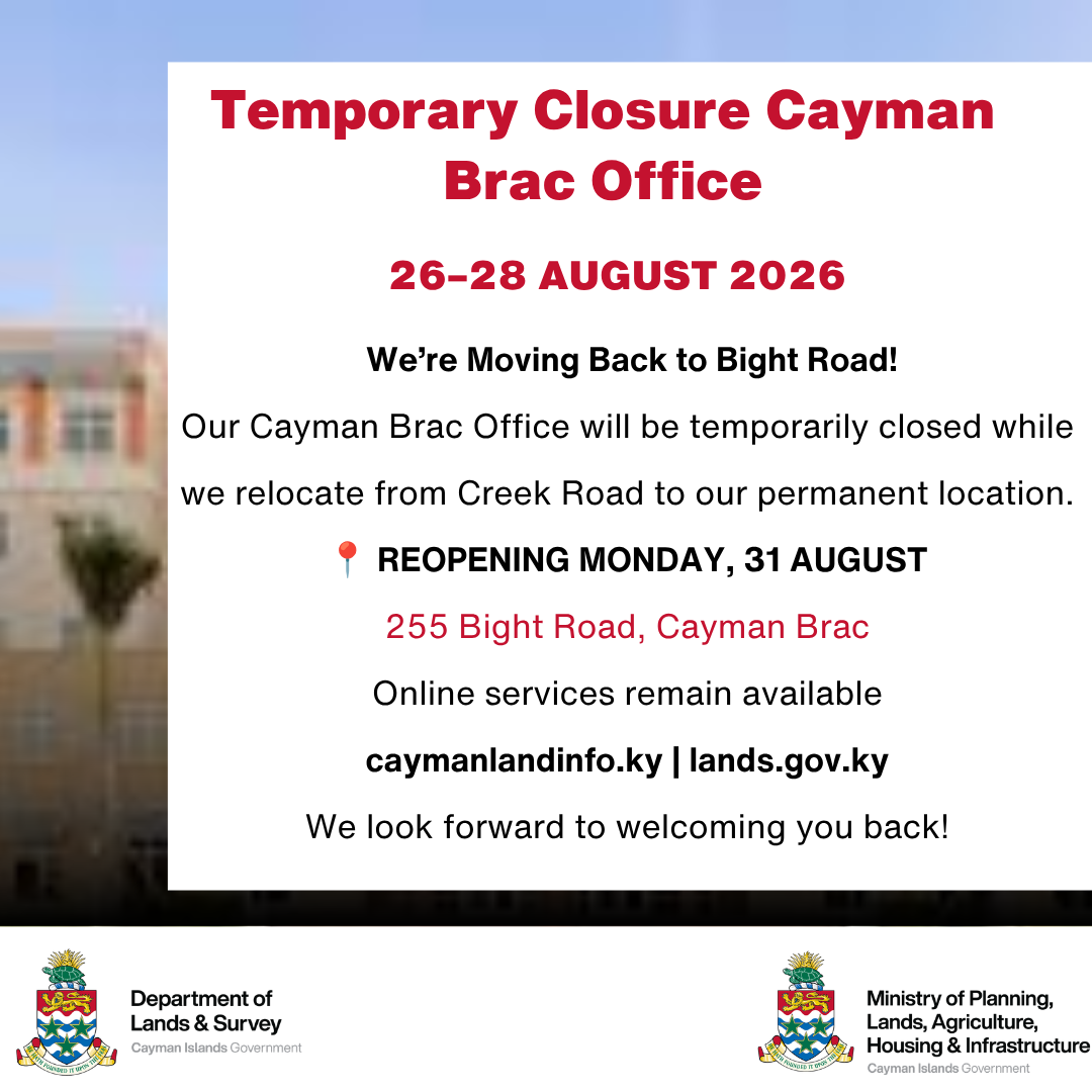 Cayman Brac Office Closure Notice